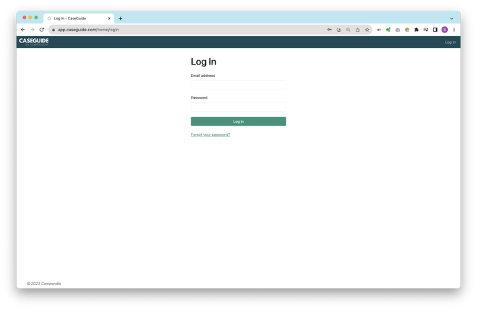 CaseGuide_Login